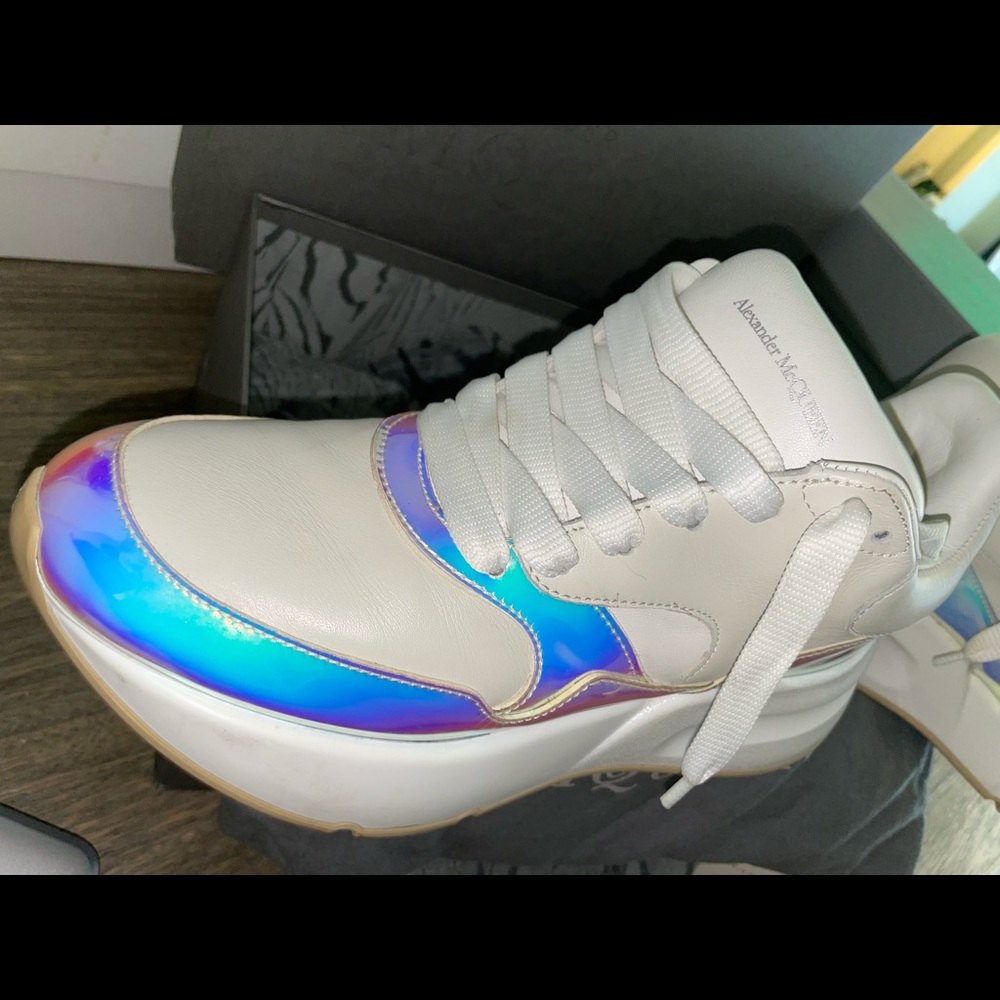 Alexander McQueen Iridescent Oversized Runners